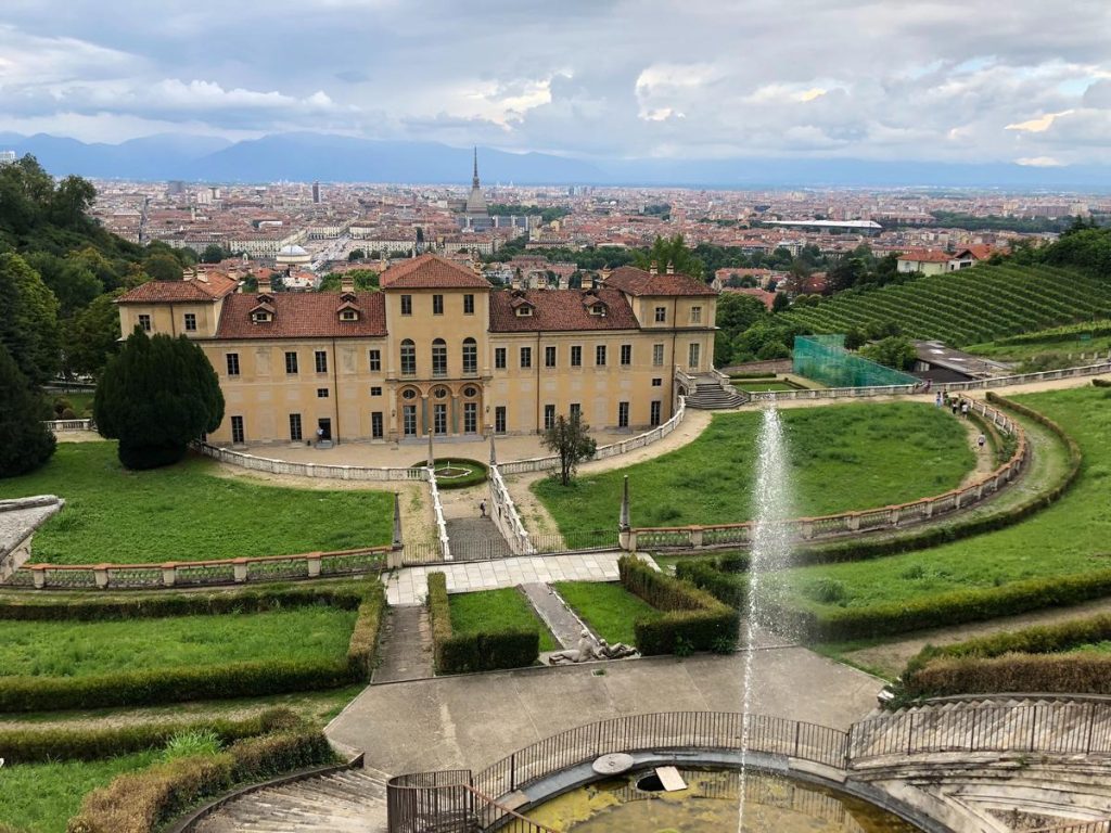 Villa della Regina, con vista di Torino dalla collina torinese