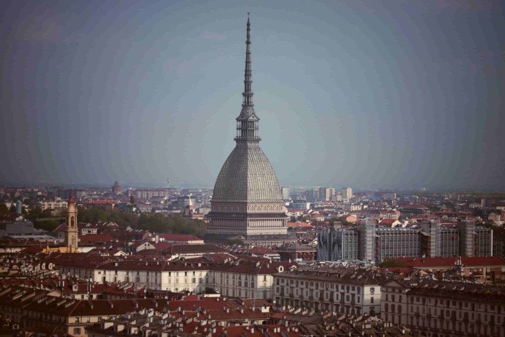 Panorama di Torino con la Mole Antonelliana