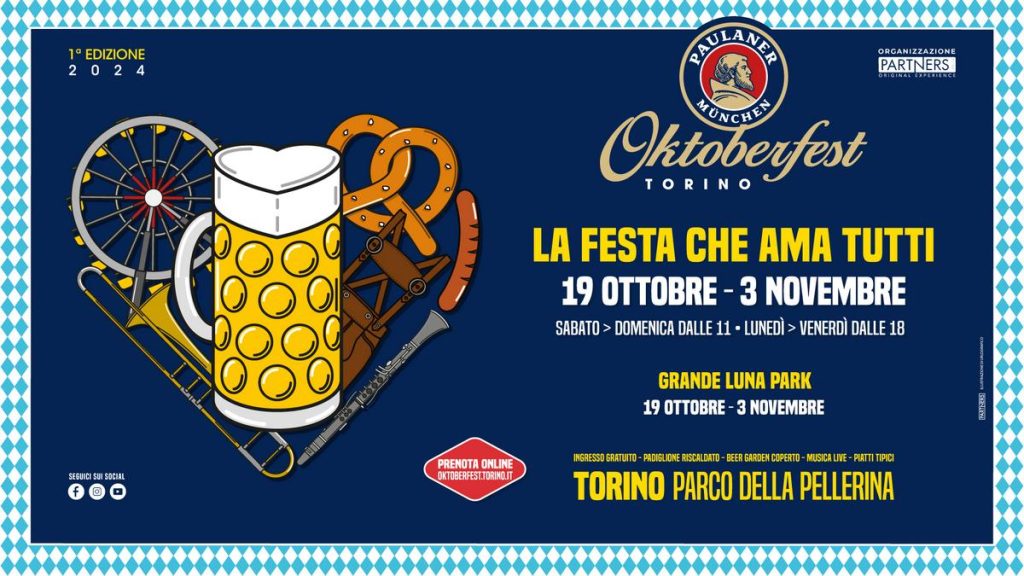 Paulaner Oktoberfest Torino, locandina dell'edizione 2024